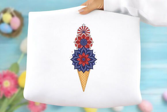 Americana Summer Art Free PNG