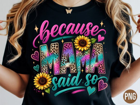 Because Mama Said So Leopard Sunflower: A Thoughtful Design Asset for Today’s Creative Workflow