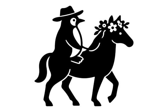 Free Cowboy Penguin Riding Horse SVG: A Playful, Versatile Digital Design for Modern Makers