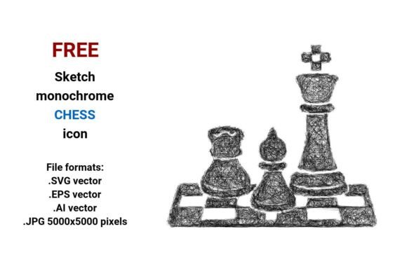 FREE Sketch Chess Icon