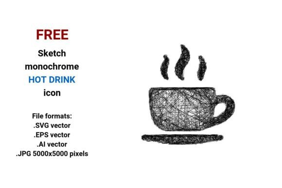 FREE Sketch Hot Drink Icon