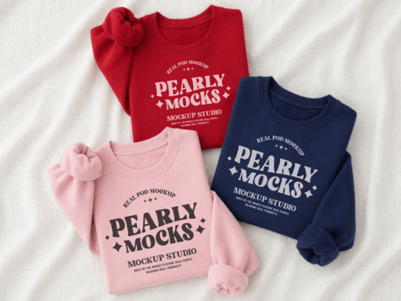 Gildan 18000 Group Sweatshirt Mockup 35