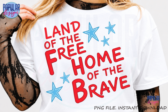 Land of the Free Home of the Brave PNG