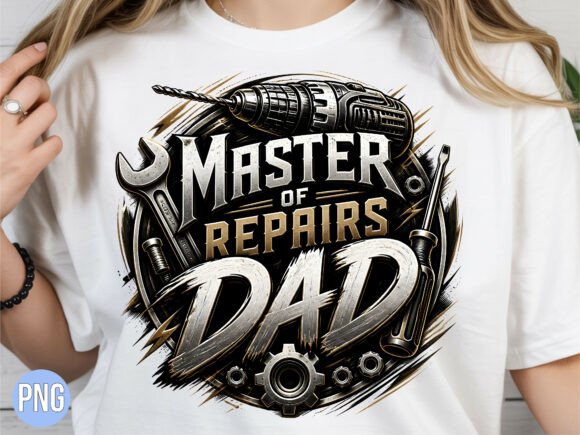 Master of Repairs Dad Drill Tool PNG