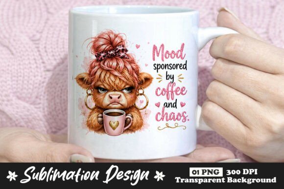 Mood Sponsored by Coffee and Chaos PNG
