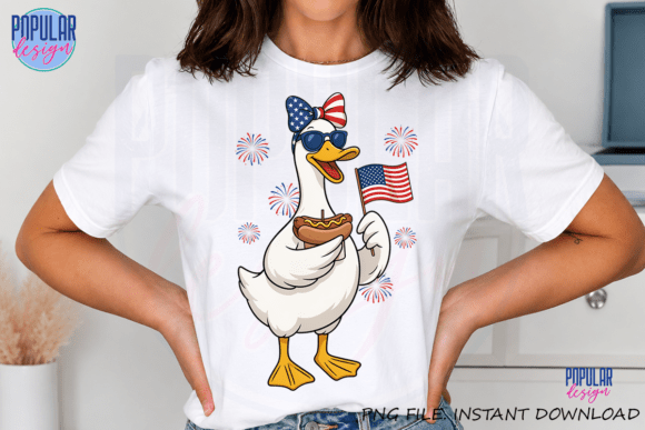 Patriotic Goose PNG: 4th of July PNG for Real-World Creative Workflows