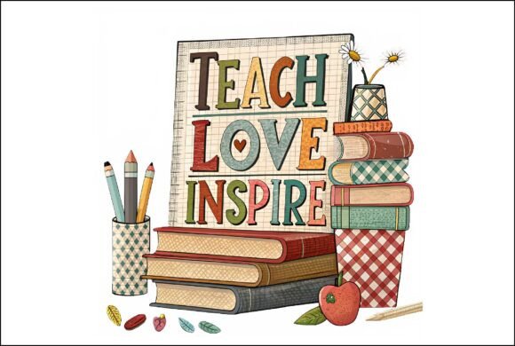 Teach Love Inspire Teacher PNG: A Practical Asset for Creative and Professional Workflows